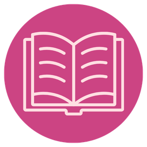 icon with open book
