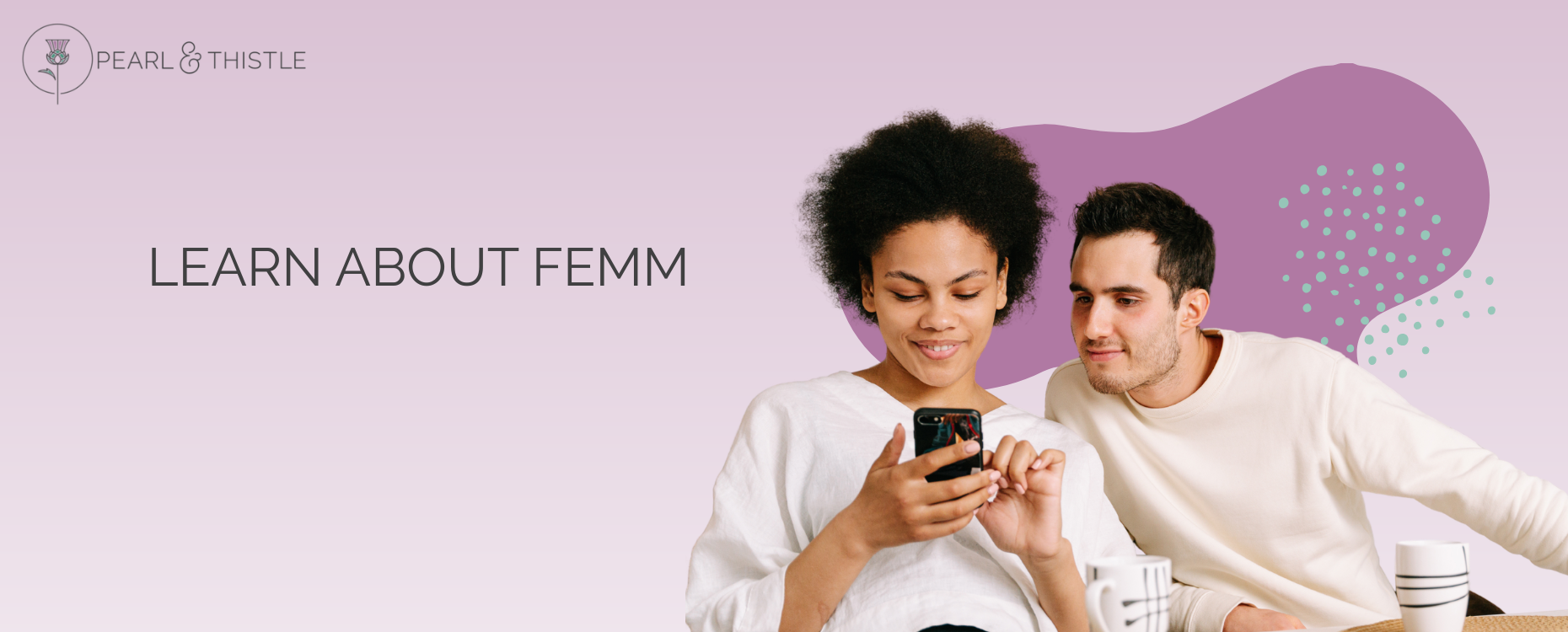 couple looking at a phone together