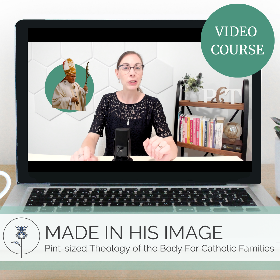 "made in his image: pint-sized theology of the body for catholic families" video course